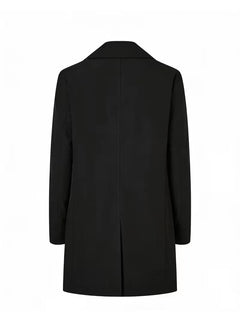 Slim fit trenchcoat met zakdetail