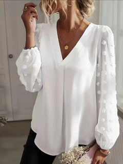 Blouse met lange mouwen