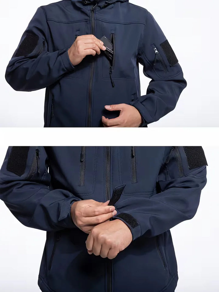 Parka met fleece voering