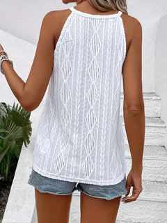 tanktop met ronde hals