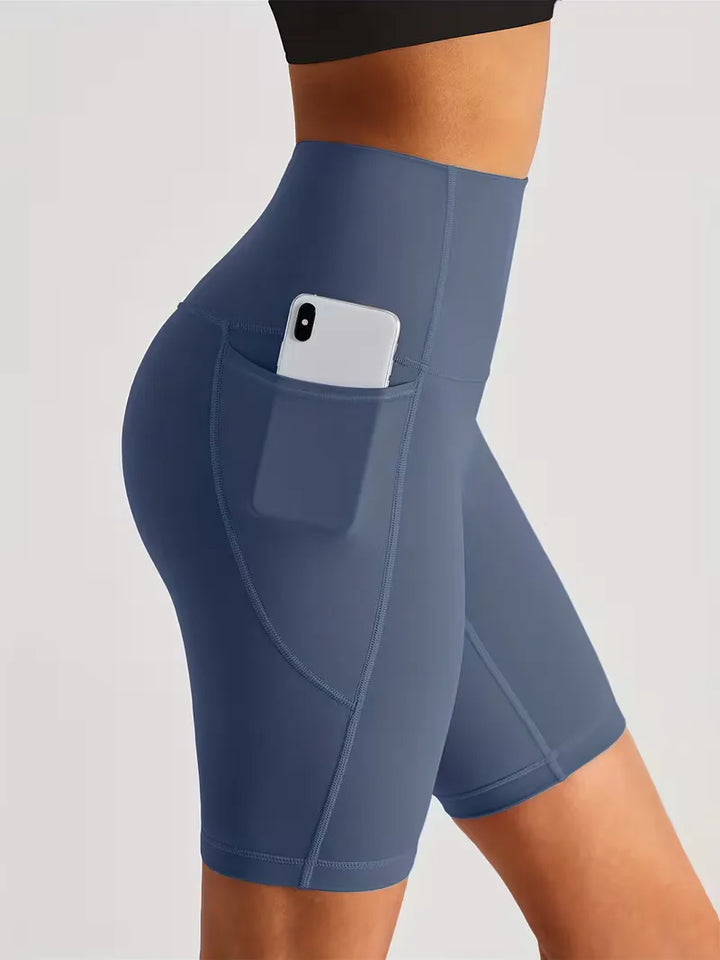 Sportshort met hoge taille