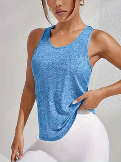 Sporttop met racerback en mesh