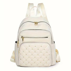 Rugzak met quilted voorkant
