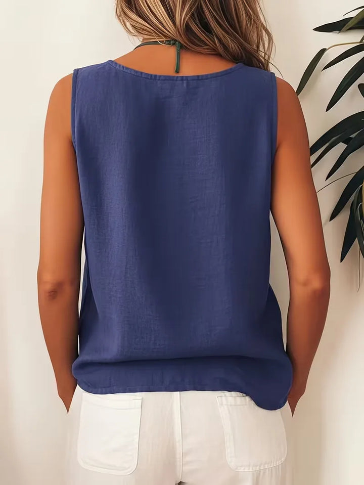 Bohemian dames blouse met knopen
