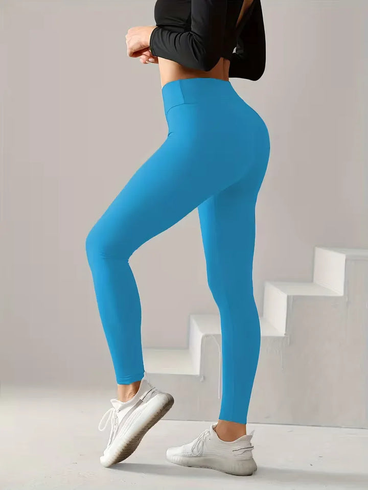 High-waisted slim fit legging