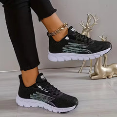 Lage sneaker met mesh bovenwerk