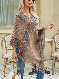 Oversized trui met V-hals