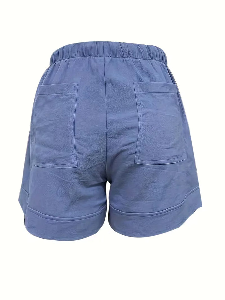 Korte broek met elastische taille