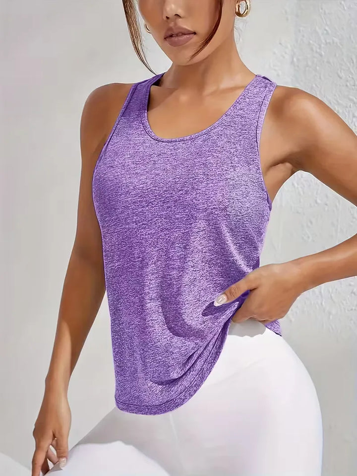 Sporttop met racerback en mesh