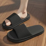 Badslippers met dikke zool