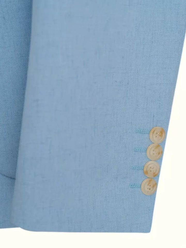 Linnen colbert slim fit