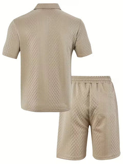 Zomer kledingset met polo en shorts