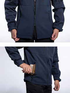 Parka met fleece voering