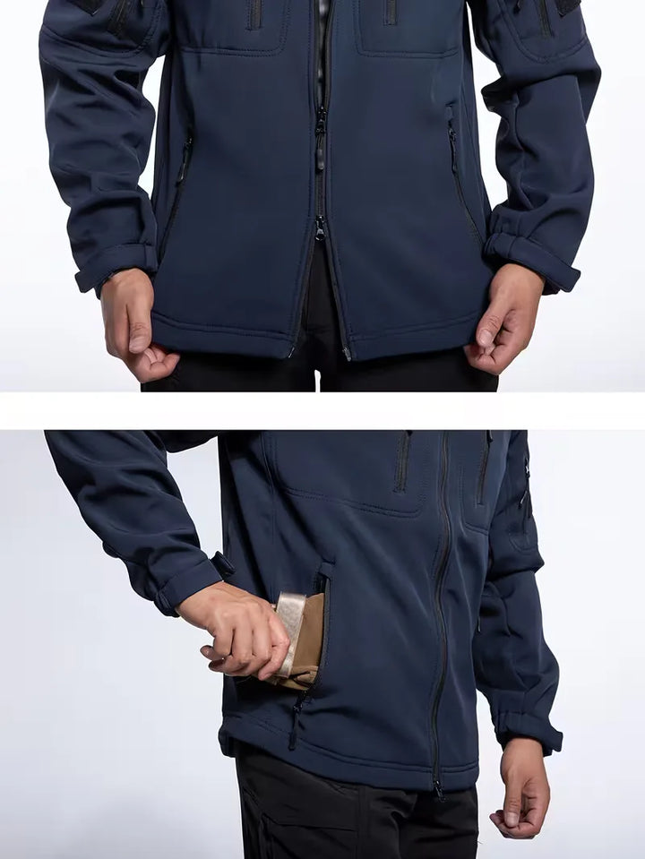 Parka met fleece voering