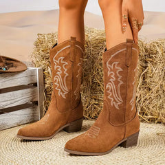 Cowboylaarzen met borduursel