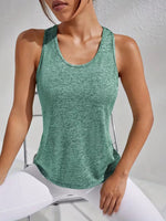 Sporttop met racerback en mesh