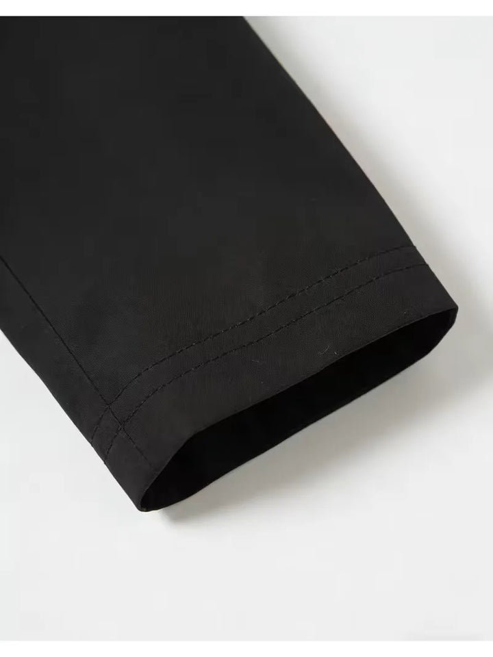 Slim fit trenchcoat met zakdetail