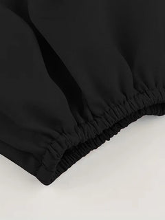 Off shoulder blouse met strik
