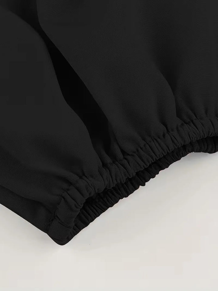 Off shoulder blouse met strik