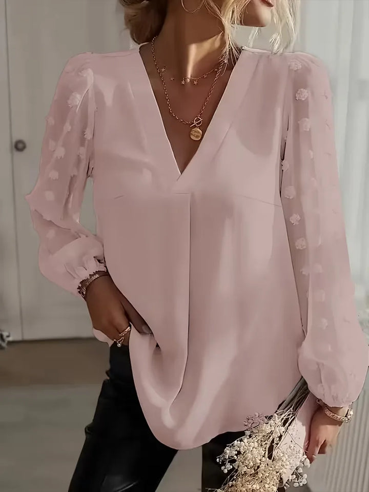 Blouse met lange mouwen