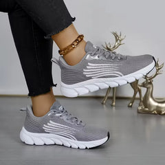 Lage sneaker met mesh bovenwerk