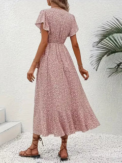 Wikkeljurk met bloemen