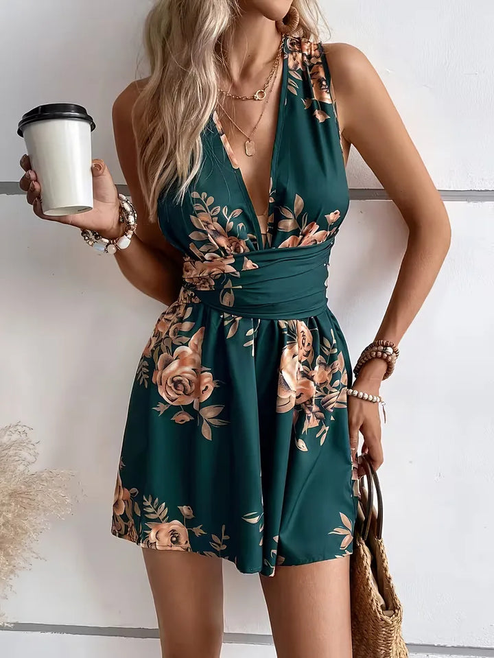 Jumpsuit met floral print