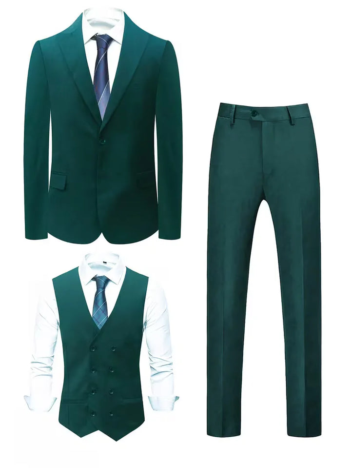 Drie-delig pak slim fit