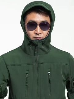 Parka met fleece voering