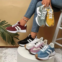Platform sneakers met dikke zool