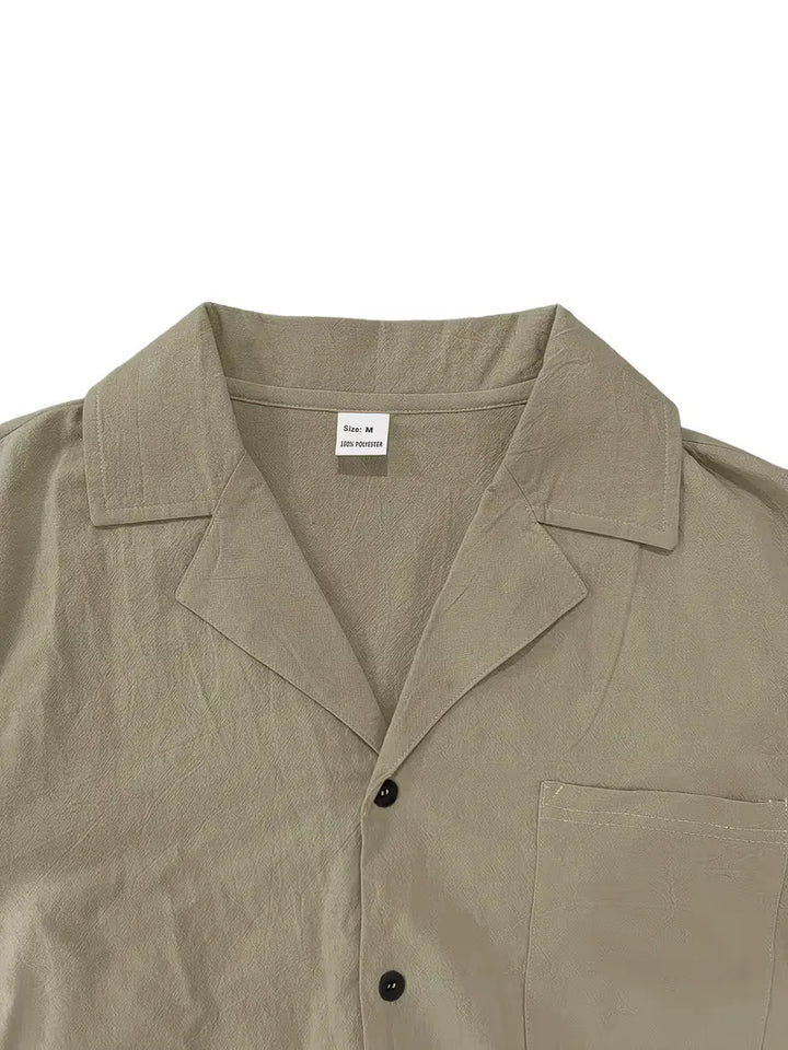 Korte mouw overhemd met broek