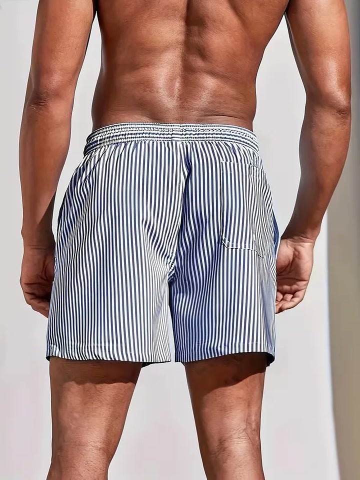 Zwemshorts met gestreept patroon