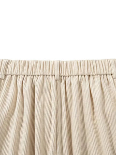 Corduroy pantalons met rechte pijpen