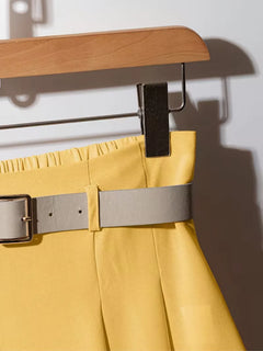 Plooirok met hoge taille
