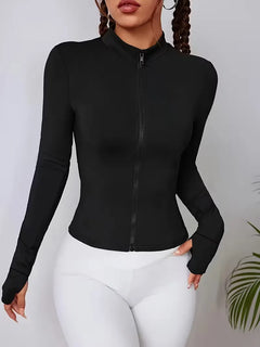 Sporttop met lange mouwen