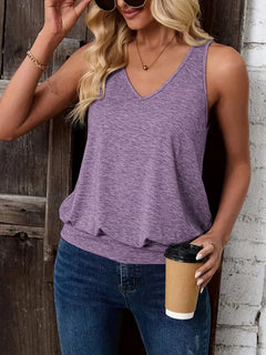 tanktop met V-hals