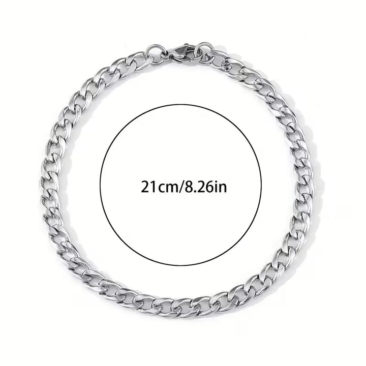 Minimalistische stalen armband