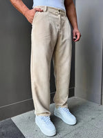 Corduroy pantalons met rechte pijpen