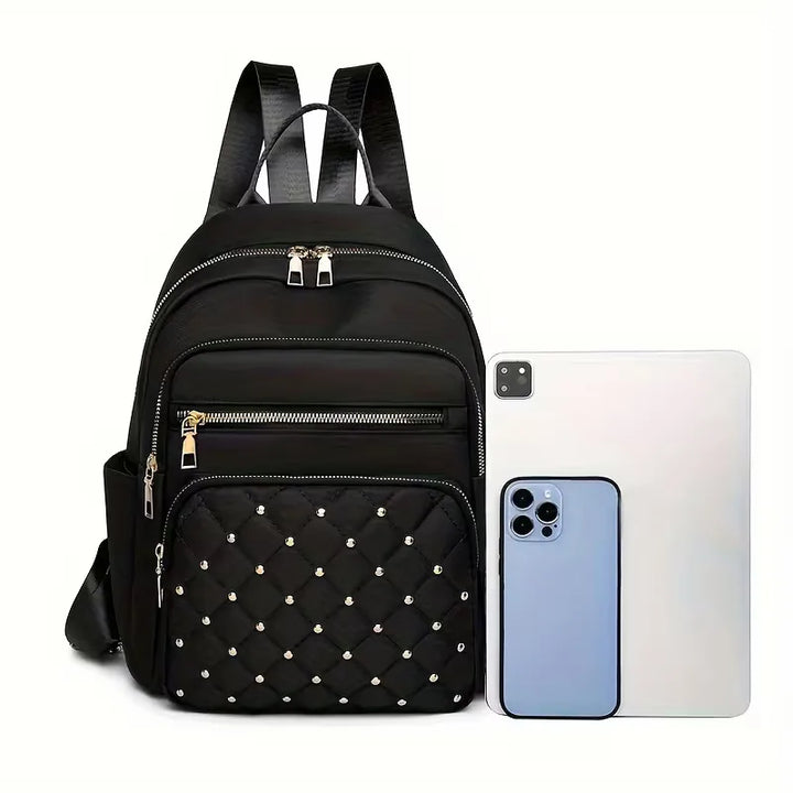 Rugzak met quilted voorkant