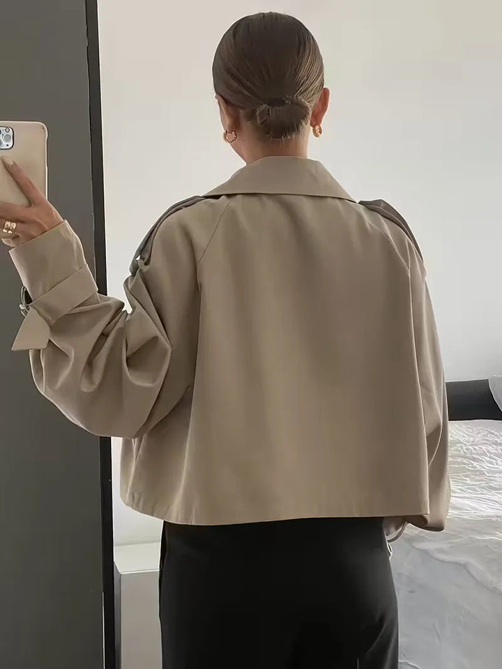 Trenchcoat met oversized fit