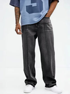 Loose fit jeans met vijf-pocket styling