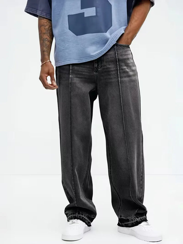 Loose fit jeans met vijf-pocket styling
