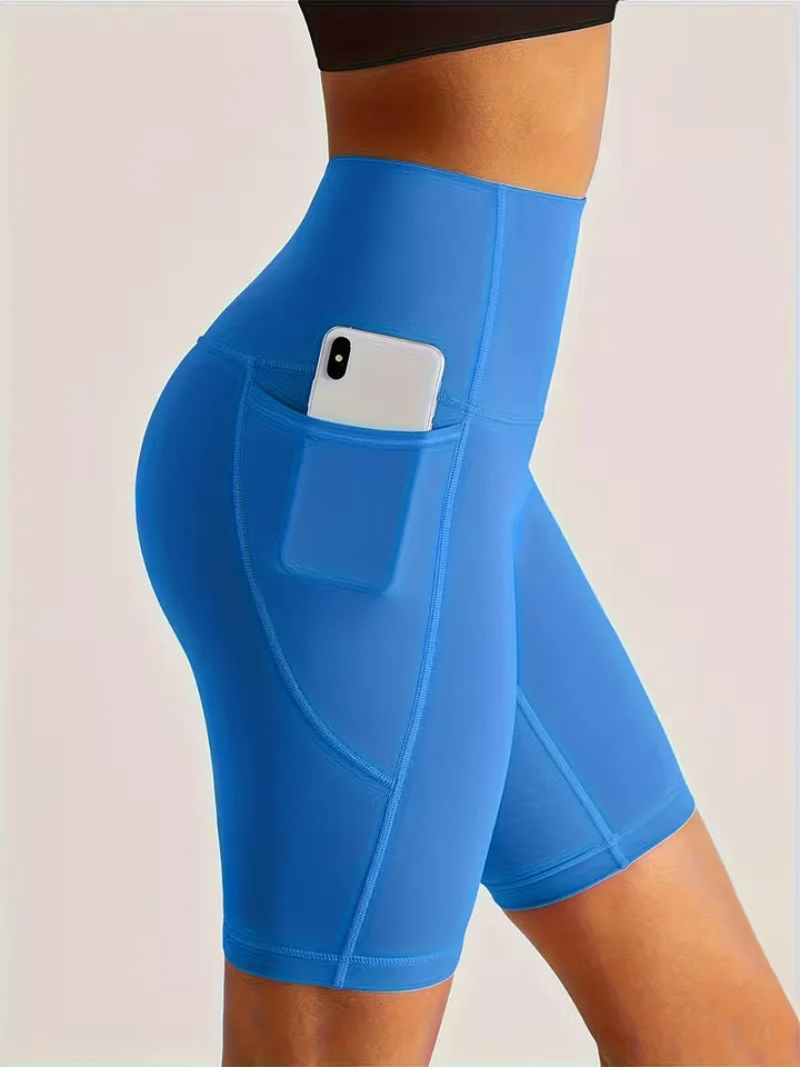 Sportshort met hoge taille