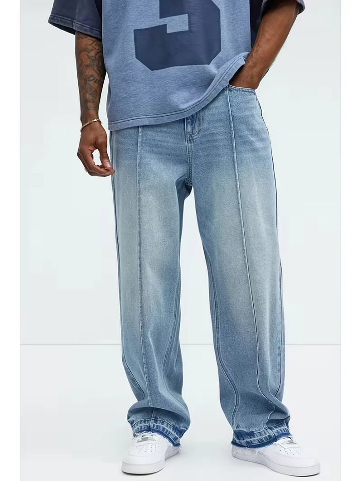 Loose fit jeans met vijf-pocket styling