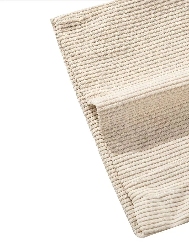 Corduroy pantalons met rechte pijpen