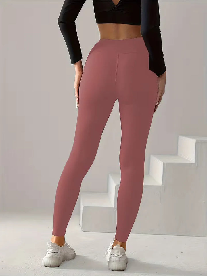 High-waisted slim fit legging