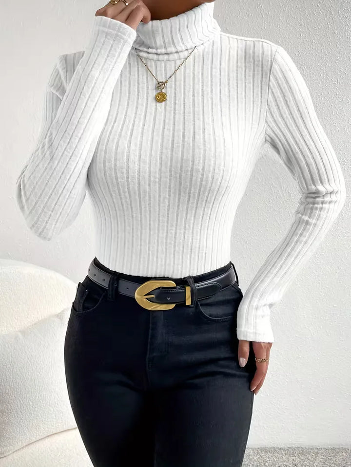 Longsleeve ribbed turtleneck