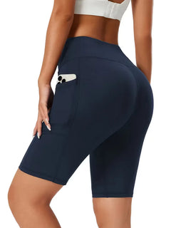 Slim-fit high-waisted shorts