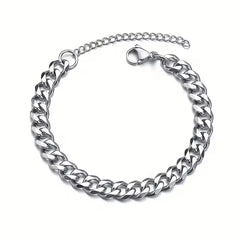 Cuban link armband met lobster clasp
