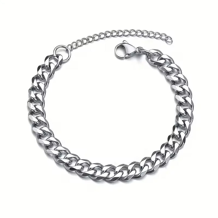 Cuban link armband met lobster clasp